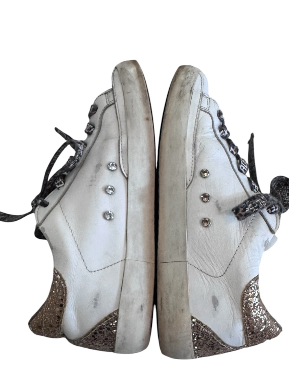 Golden Goose Super-Star White Leather Sneakers EU 36 US 6 - Picture 8 of 12